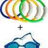 Jobber Playground Duikringen + Gratis Duikbril Kinderen - Zwembad Speelgoed - Willekeurige Kleur -Speedo Winkel 1070x1200