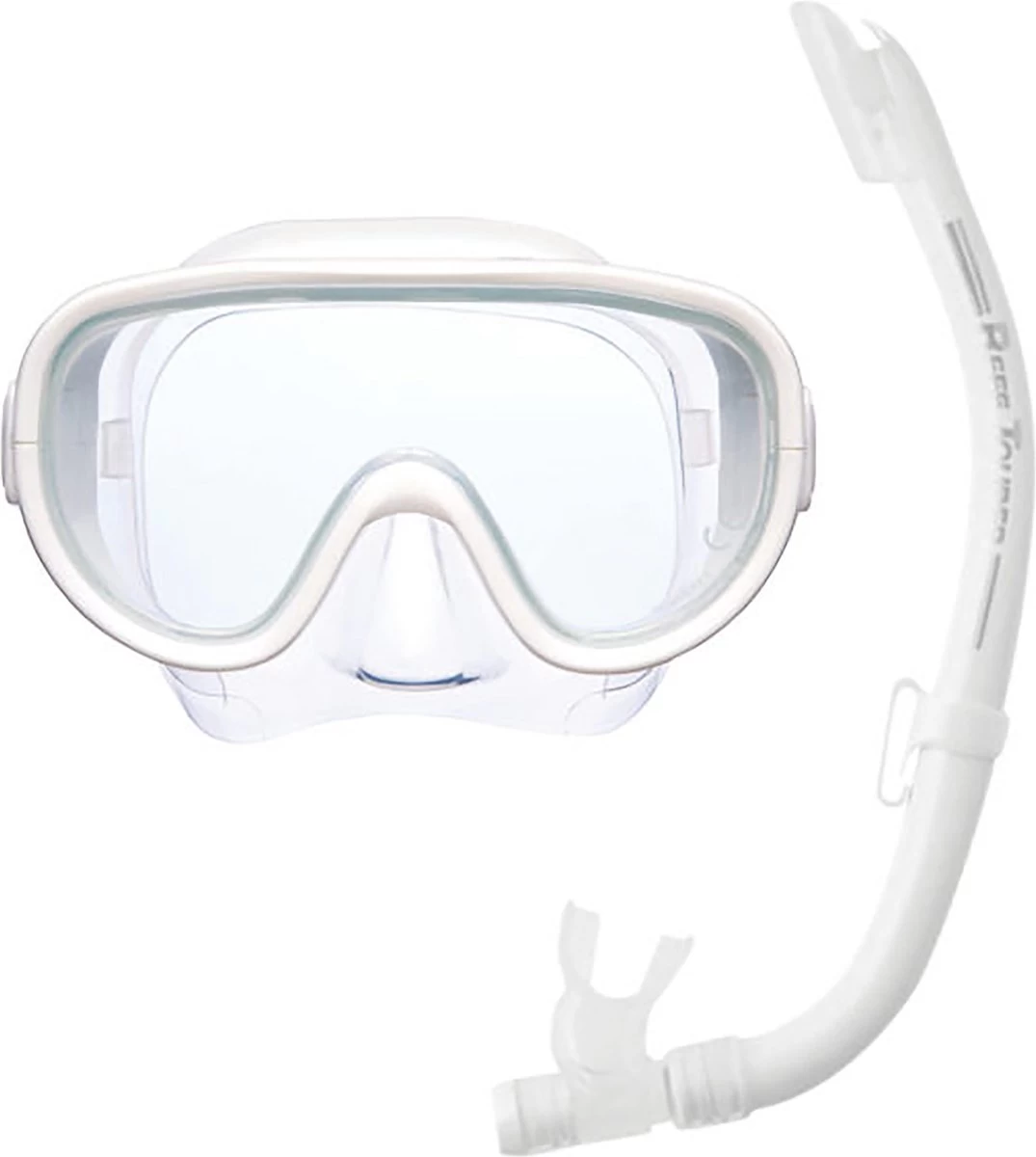 ReefTourer Snorkelmasker Duikbril Snorkelset RC-0105- Wit 2 ReefTourer Snorkelmasker Duikbril Snorkelset RC-0105- Wit