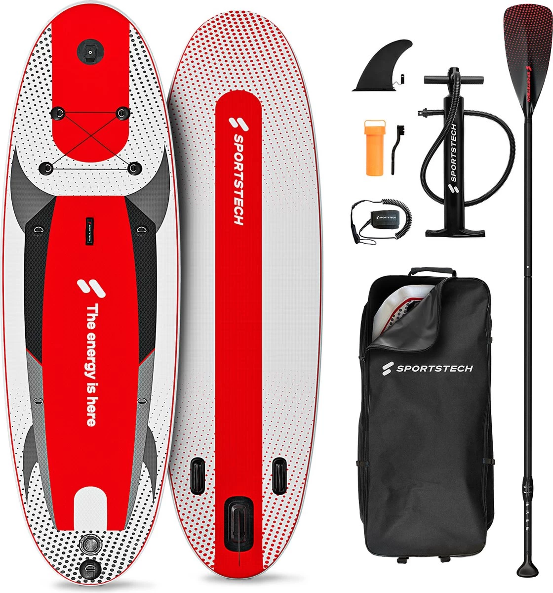 Premium Stand Up Paddling Board | 7in1 SUP Board Set | Compleet Met Accessories | Plus Actioncam Houder | Standup Paddle 320x80x16cm | Waterfiets SUP Opblaasbaar | Sportstech WPB320 Paddle Board 3 Premium Stand Up Paddling Board | 7in1 SUP Board Set | Compleet Met Accessories | Plus Actioncam Houder | Standup Paddle 320x80x16cm | Waterfiets SUP Opblaasbaar | Sportstech WPB320 Paddle Board