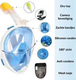 Gadgy Duikmasker Full Face Kinderen - Duikbril Met Snorkel - Snorkelset Kinderen - Snorkelmasker - Blauw 12 Gadgy Duikmasker Full Face Kinderen - Duikbril Met Snorkel - Snorkelset Kinderen - Snorkelmasker - Blauw -Speedo Winkel 1134x1200