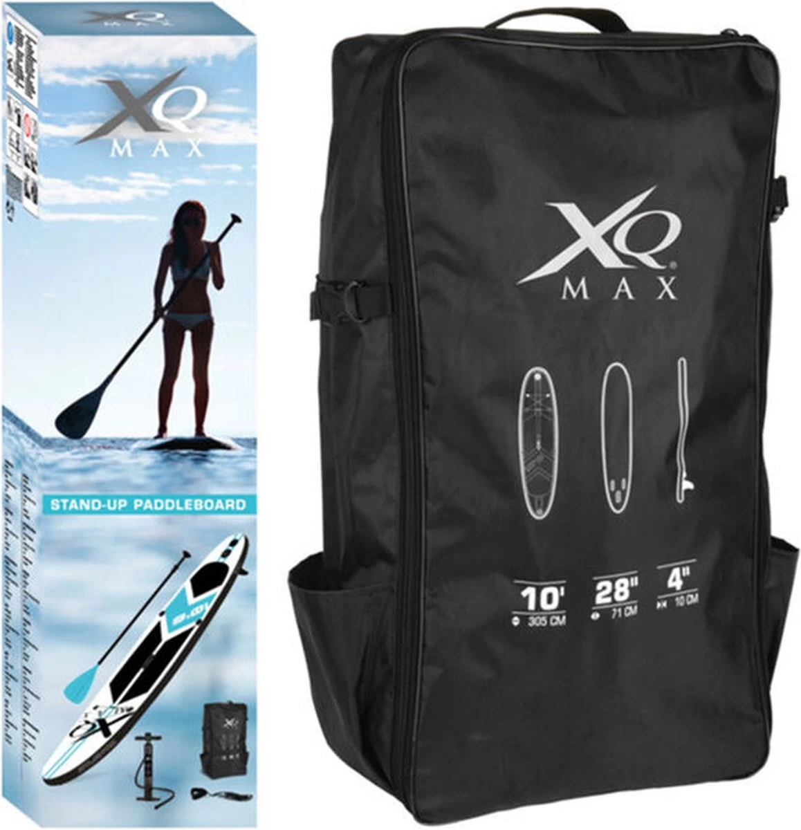 XQ Max SUP Board - 320cm - Tot 150kg - Blauw 8 XQ Max SUP Board - 320cm - Tot 150kg - Blauw - Afbeelding 6