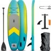 BluMill Opblaasbaar SUP Board - Stand Up Paddle Board - Verstelbare Peddel - Complete Set - Inclusief Pomp - Inclusief Enkelkoord - 300 Cm -Speedo Winkel 1165x1200