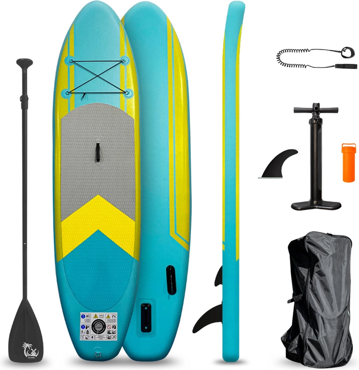 BluMill Opblaasbaar SUP Board - Stand Up Paddle Board - Verstelbare Peddel - Complete Set - Inclusief Pomp - Inclusief Enkelkoord - 300 Cm 2 BluMill Opblaasbaar SUP Board - Stand Up Paddle Board - Verstelbare Peddel - Complete Set - Inclusief Pomp - Inclusief Enkelkoord - 300 Cm