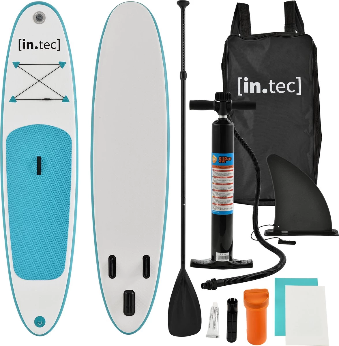 XQ Max Opblaasbaar SUP Board Met Accessoires - Turquoise 3 XQ Max Opblaasbaar SUP Board Met Accessoires - Turquoise