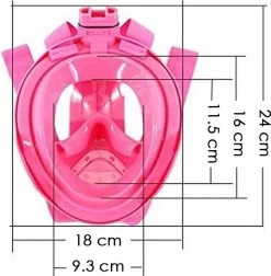 Atlantis Full Face Mask 2.0 - Snorkelmasker - Kinderen - Roze - XS 17 Atlantis Full Face Mask 2.0 - Snorkelmasker - Kinderen - Roze - XS -Speedo Winkel 1177x1200
