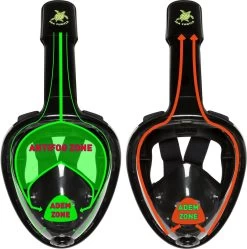 Sea Turtle Full Face Mask - Snorkelmasker - Volwassenen - Zwart - S/M -Speedo Winkel 1188x1200