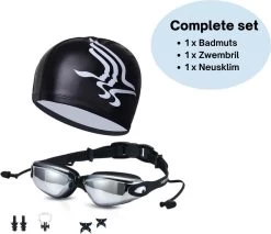 Cynergie - Zwem Accessoires - 6 Delig - Badmuts - Zwembril - Neusklem Zwemmen - Neusknijper - Duikbril - Met Opbergdoosje - Zwembrillen Volwassenen En Kinderen -Speedo Winkel 1200x1035 2