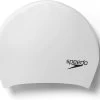 Speedo Long Hair Cap Unisex - Zilver - One Size