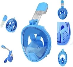 Atlantis Full Face Mask 2.0 - Snorkelmasker - Kinderen - Blauw - XS -Speedo Winkel 1200x1116