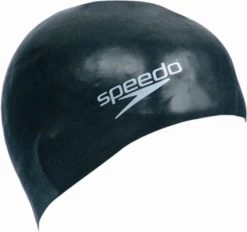 Speedo Plain Moulded Silicone Cap Unisex - Zwart - One Size -Speedo Winkel 1200x1125