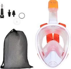 X10 Full Face Mask- Snorkelmasker - Kinderen - Oranje - XS -Speedo Winkel 1200x1163