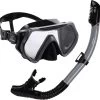 Atlantis Borneo Combo - Snorkelset - Volwassenen - Zwart/Grijs -Speedo Winkel 1200x1167