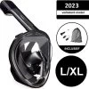 Campingwise Full Face Duikmasker, Snorkelmasker - Zwart - Maat L/XL -Speedo Winkel 1200x1179