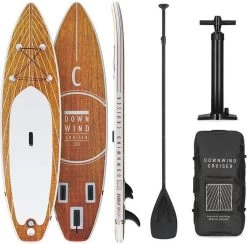 CAPITAL SPORTS Downwind Cruise - SUP Board Compleet Set - Opblaasbare Paddle - Rugzak & Pomp - 100% PVC