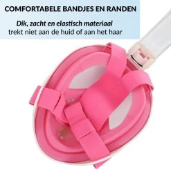 Gadgy Duikmasker Full Face Kinderen - Duikbril Met Snorkel - Snorkelset Kinderen - Snorkelmasker - Roze -Speedo Winkel 1200x1185