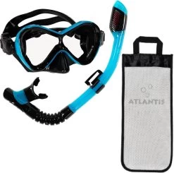 Atlantis Abaco Combo - Snorkelset - Kinderen - Zwart/Turquoise -Speedo Winkel 1200x1190