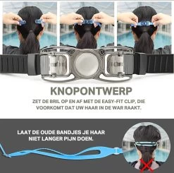 TravelTime® - Zwembril Volwassenen - Unisex – Zwarte Galvaniserende Lens -Speedo Winkel 1200x1191 2