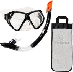 Atlantis Andros Combo - Snorkelset - Volwassenen - Zwart -Speedo Winkel 1200x1191