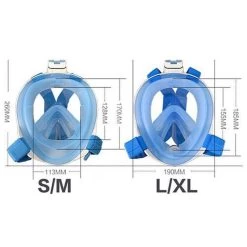 FlinQ Snorkelmasker Blauw - Maat S/M -Speedo Winkel 1200x1200 108