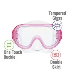 ReefTourer Snorkelmasker Duikbril Snorkelset Voor Kinderen Tot Ong. 10 Jaar RC-0203- Roze -Speedo Winkel 1200x1200 16