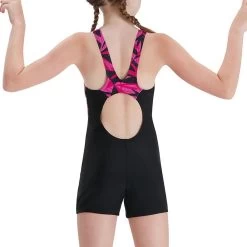 Speedo Hyper Boom Splice Legsuit Badpak Meisjes - Zwart / Roze - Maat 176 -Speedo Winkel 1200x1200 192