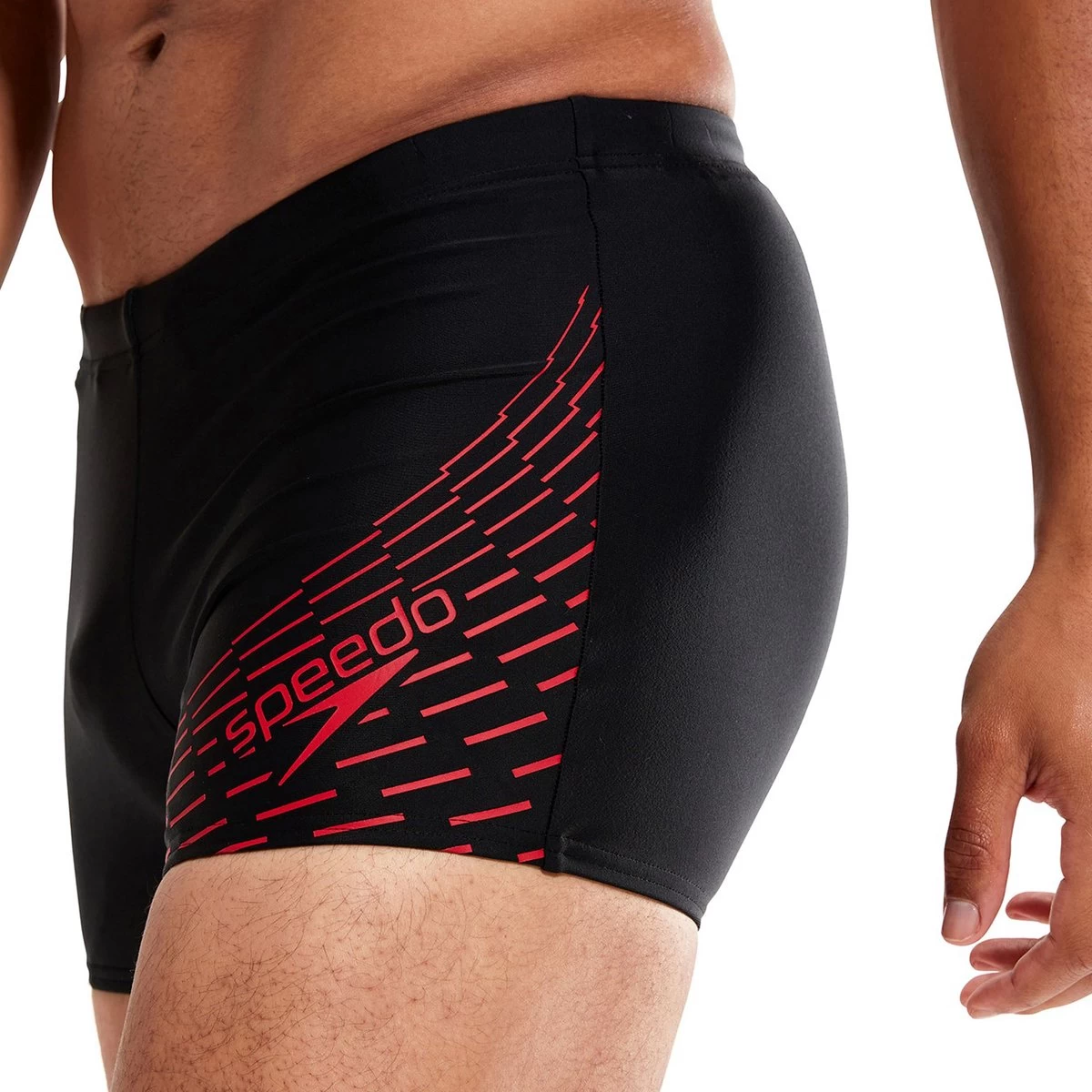 Speedo Medley Logo Aquashort Heren - Zwart / Rood - Maat 5 7 Speedo Medley Logo Aquashort Heren - Zwart / Rood - Maat 5 - Afbeelding 5