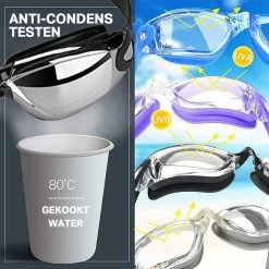 TravelTime® - Zwembril Volwassenen - Unisex – Zwarte Galvaniserende Lens -Speedo Winkel 1200x1200 206