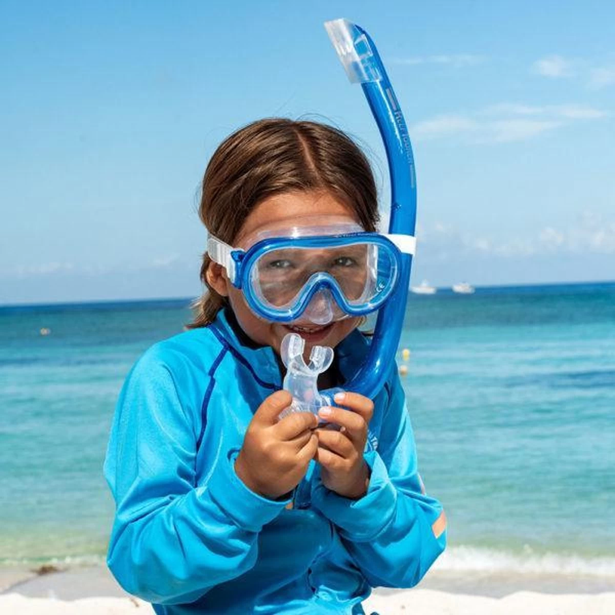 ReefTourer Snorkelmasker Duikbril Snorkelset Voor Kinderen Tot Ong. 10 Jaar RC-0203- Blauw 7 ReefTourer Snorkelmasker Duikbril Snorkelset Voor Kinderen Tot Ong. 10 Jaar RC-0203- Blauw - Afbeelding 5