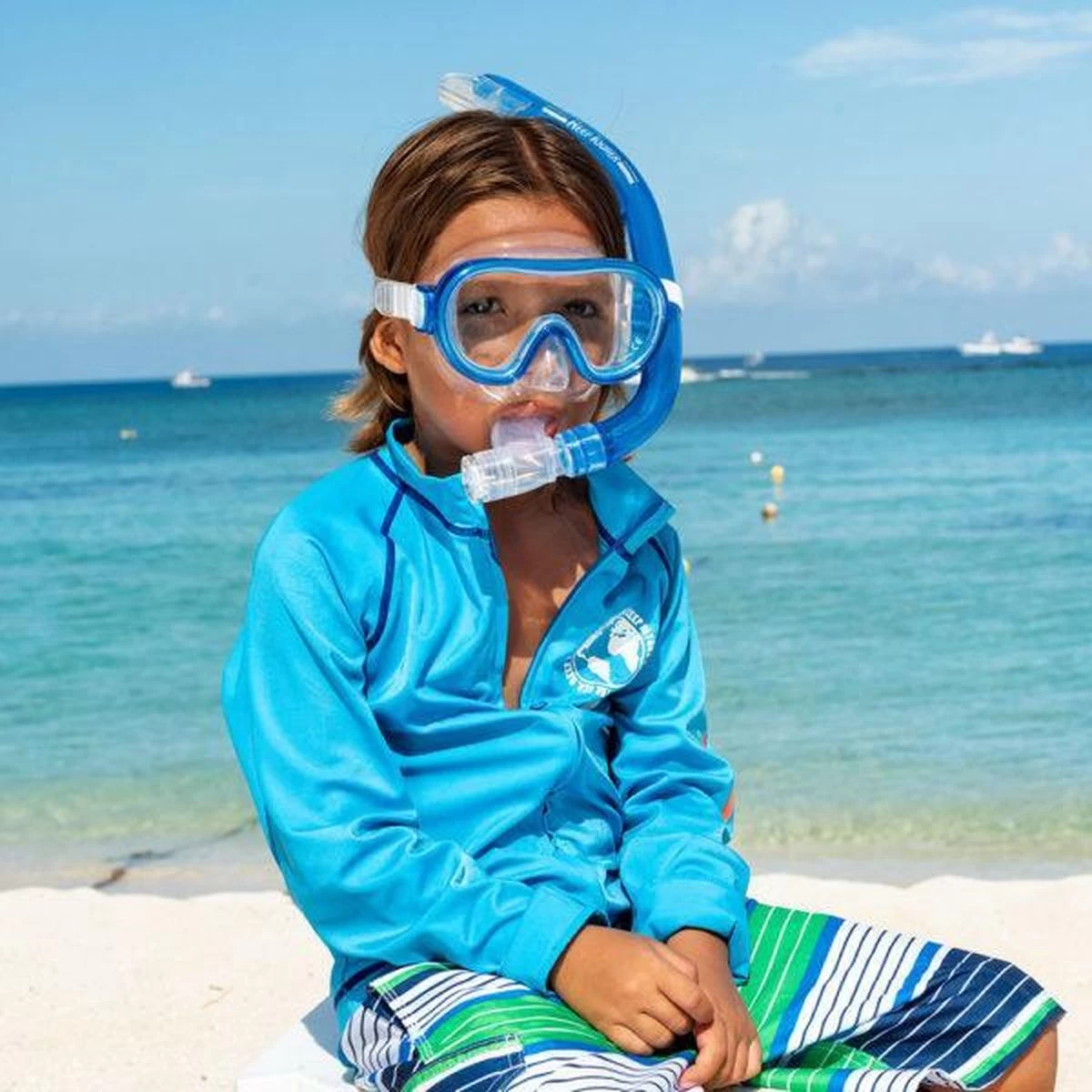 ReefTourer Snorkelmasker Duikbril Snorkelset Voor Kinderen Tot Ong. 10 Jaar RC-0203- Blauw 10 ReefTourer Snorkelmasker Duikbril Snorkelset Voor Kinderen Tot Ong. 10 Jaar RC-0203- Blauw - Afbeelding 8