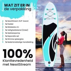 NexxtStream SUP Board - Opblaasbaar Paddle Board - Stand Up Paddle Boards - Opvouwbaar - Incl. Opbergtas - 320 X 81 CM - Groen 19 NexxtStream SUP Board - Opblaasbaar Paddle Board - Stand Up Paddle Boards - Opvouwbaar - Incl. Opbergtas - 320 X 81 CM - Groen -Speedo Winkel 1200x1200 91