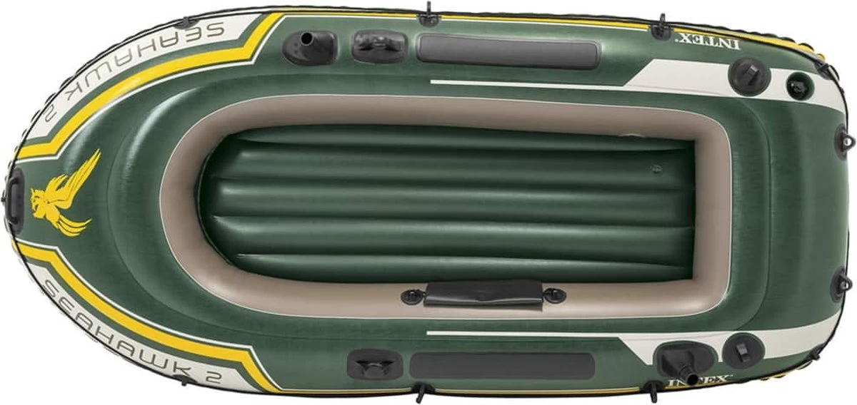 Intex Seahawk Opblaasboot - 2 Personen - Groen 9 Intex Seahawk Opblaasboot - 2 Personen - Groen - Afbeelding 8