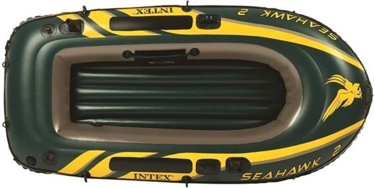 Intex Seahawk Opblaasboot - 2 Personen - Groen 11 Intex Seahawk Opblaasboot - 2 Personen - Groen - Afbeelding 10