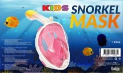 Gadgy Duikmasker Full Face Kinderen - Duikbril Met Snorkel - Snorkelset Kinderen - Snorkelmasker - Roze -Speedo Winkel 1200x710 3