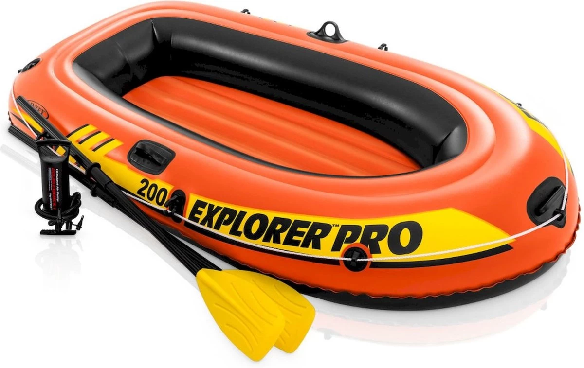 Intex Explorer Pro 200 Opblaasboot - 2 Persoons - Oranje 13 Intex Explorer Pro 200 Opblaasboot - 2 Persoons - Oranje - Afbeelding 11