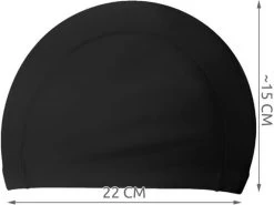 NTB - Budget - Zwemcap - Badmuts - Flexibel - Polyester - Unisex - Zwart - Afmeting: 22 X 15 Cm. -Speedo Winkel 1200x900 4