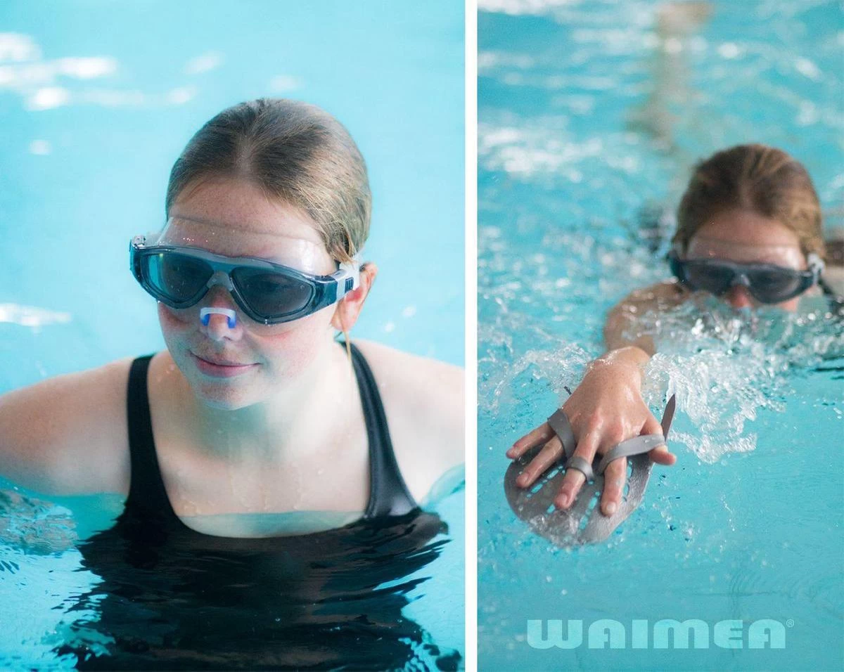 Waimea Zwem Neusklem - Transparant/Kobalt 6 Waimea Zwem Neusklem - Transparant/Kobalt - Afbeelding 4