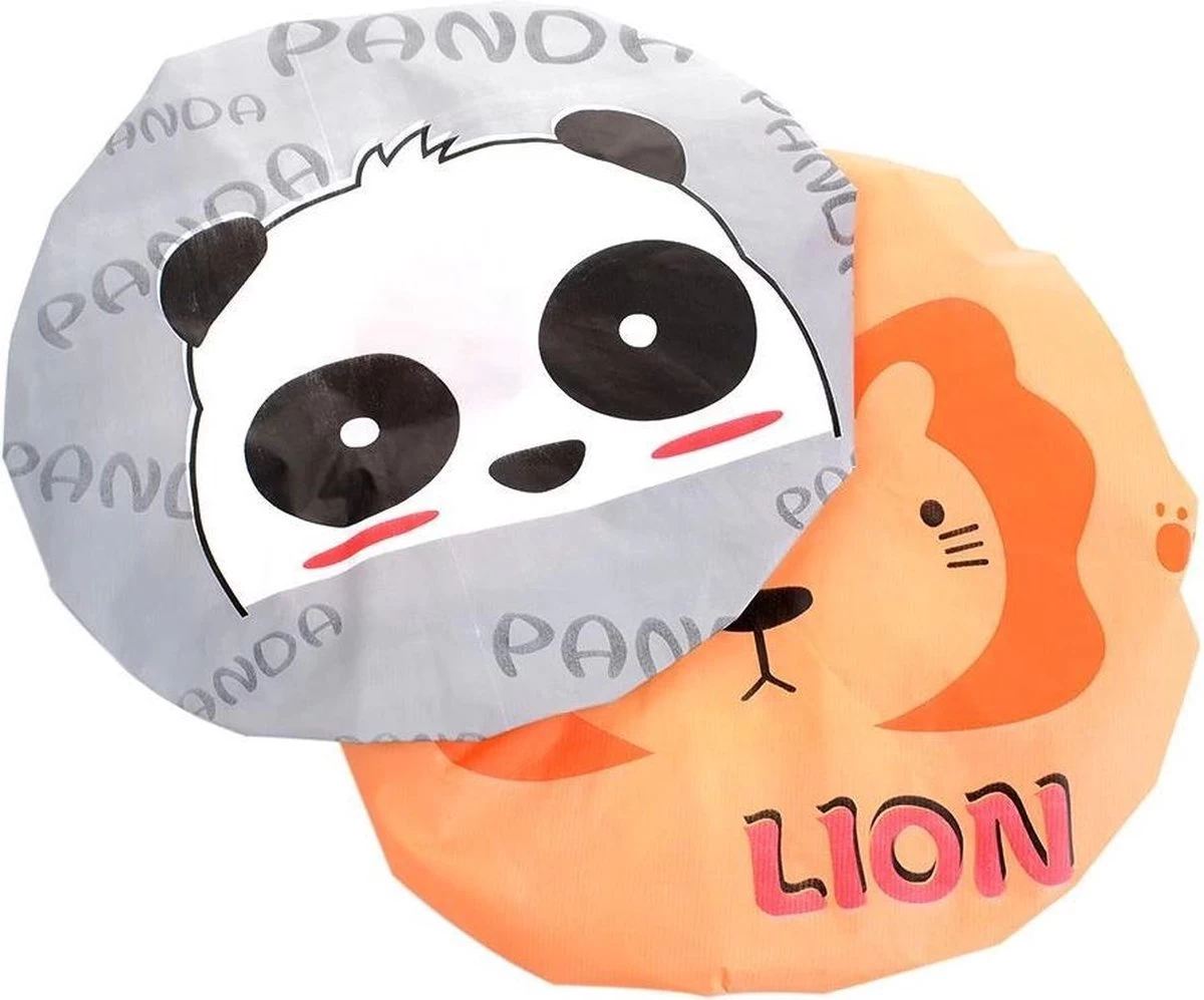 Merkloos Badmutsen 5 Stuks, Dierenpatroon Douchemuts, Badmuts Voor Kinderen En Volwassenen 5 Merkloos Badmutsen 5 Stuks, Dierenpatroon Douchemuts, Badmuts Voor Kinderen En Volwassenen - Afbeelding 3