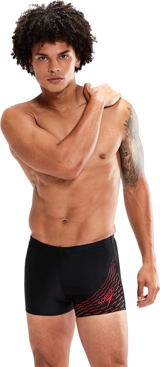 Speedo Medley Logo Aquashort Heren - Zwart / Rood - Maat 5 11 Speedo Medley Logo Aquashort Heren - Zwart / Rood - Maat 5 - Afbeelding 9