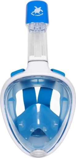 Sea Turtle Full Face Mask - Snorkelmasker - Volwassenen - Wit/Blauw - S/M -Speedo Winkel 579x1200