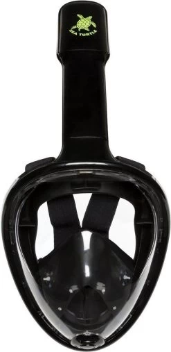 Sea Turtle Full Face Mask - Snorkelmasker - Volwassenen - Zwart - S/M -Speedo Winkel 585x1200