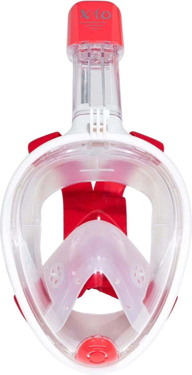 X10 Full Face Mask- Snorkelmasker - Volwassenen - Coral - L/XL 4 X10 Full Face Mask- Snorkelmasker - Volwassenen - Coral - L/XL - Afbeelding 2