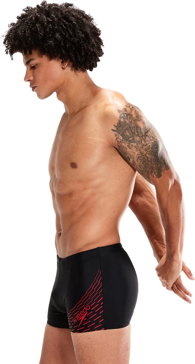 Speedo Medley Logo Aquashort Heren - Zwart / Rood - Maat 5 13 Speedo Medley Logo Aquashort Heren - Zwart / Rood - Maat 5 - Afbeelding 11