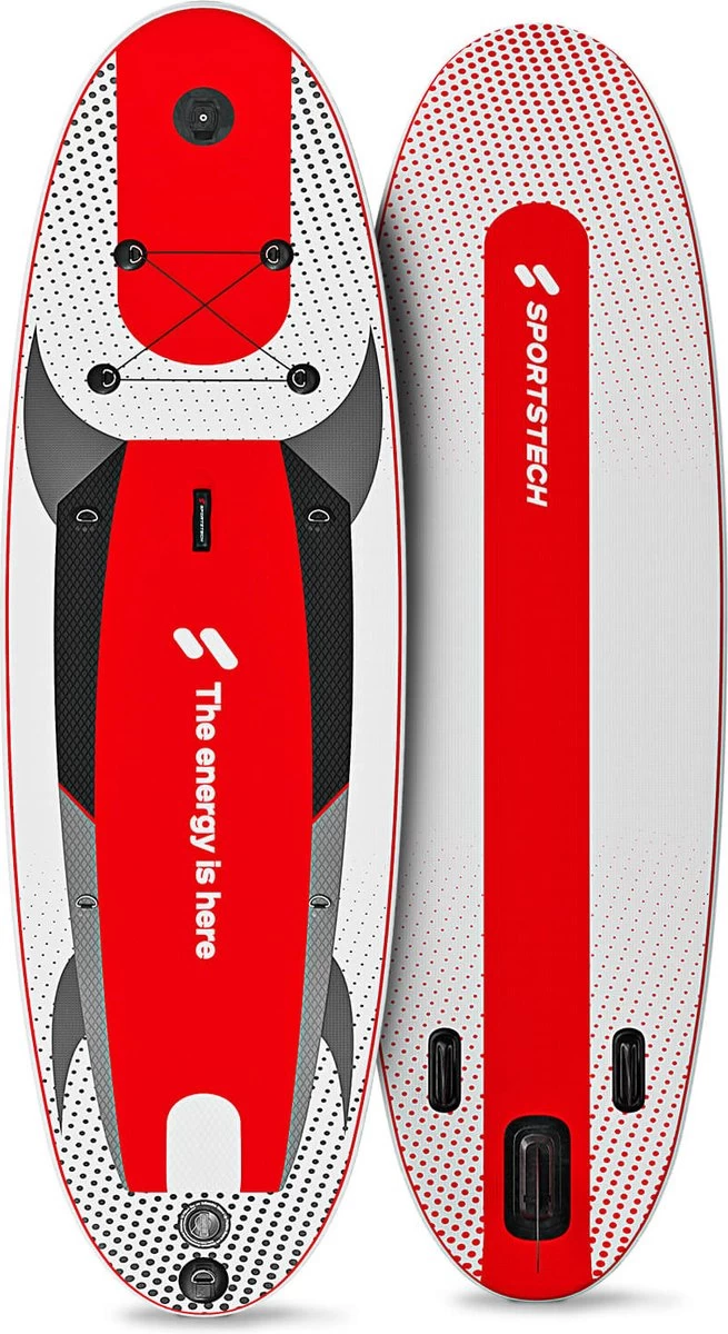 Premium Stand Up Paddling Board | 7in1 SUP Board Set | Compleet Met Accessories | Plus Actioncam Houder | Standup Paddle 320x80x16cm | Waterfiets SUP Opblaasbaar | Sportstech WPB320 Paddle Board 4 Premium Stand Up Paddling Board | 7in1 SUP Board Set | Compleet Met Accessories | Plus Actioncam Houder | Standup Paddle 320x80x16cm | Waterfiets SUP Opblaasbaar | Sportstech WPB320 Paddle Board - Afbeelding 2