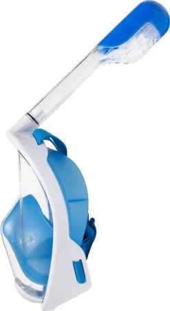 Sea Turtle Full Face Mask - Snorkelmasker - Volwassenen - Wit/Blauw - S/M -Speedo Winkel 657x1200