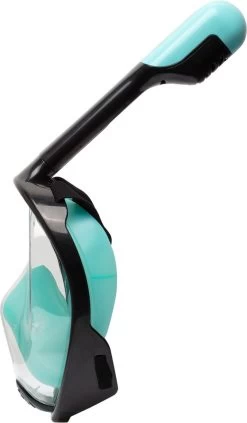 Sea Turtle Full Face Mask - Snorkelmasker - Volwassenen - Zwart/Turquoise - S/M -Speedo Winkel 701x1200 1