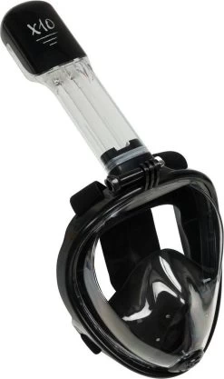 X10 Full Face Mask- Snorkelmasker - Volwassenen - Zwart - L/XL