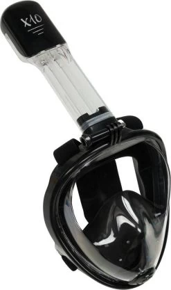X10 Full Face Mask- Snorkelmasker - Volwassenen - Zwart - S/M