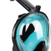 Atlantis Full Face Mask 2.0 - Snorkelmasker - Volwassenen - Zwart/Turquoise - L/XL -Speedo Winkel 717x1200