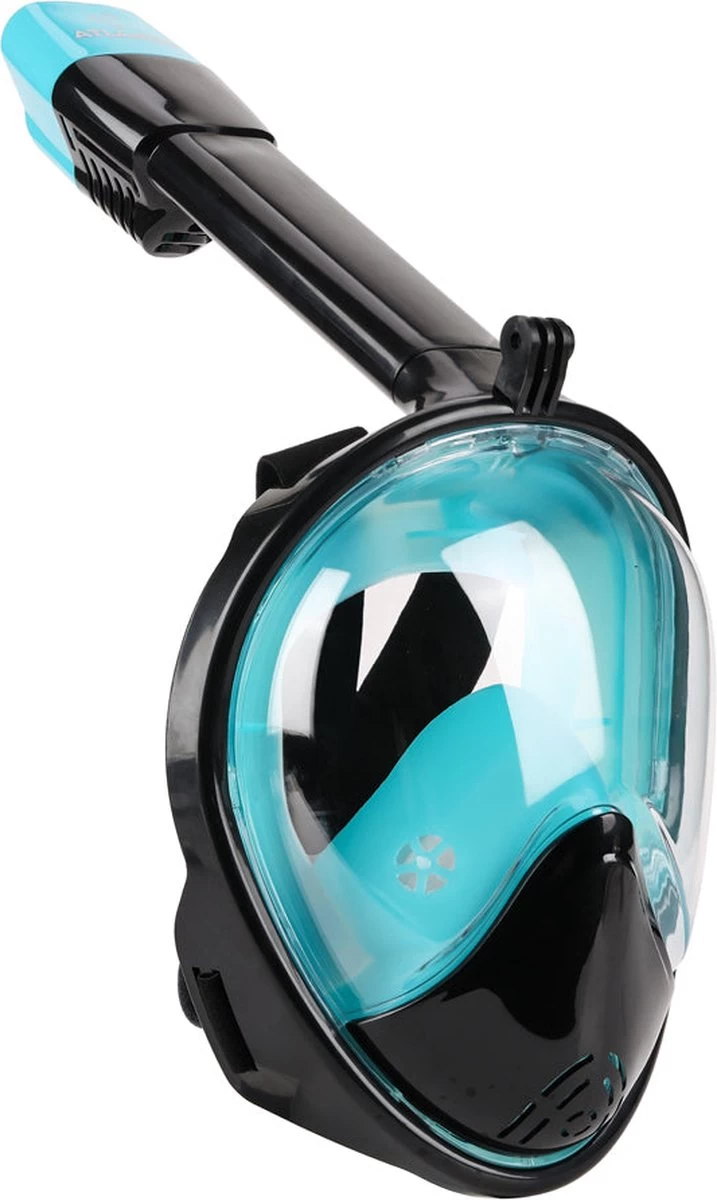 Atlantis Full Face Mask 2.0 - Snorkelmasker - Volwassenen - Zwart/Turquoise - L/XL 3 Atlantis Full Face Mask 2.0 - Snorkelmasker - Volwassenen - Zwart/Turquoise - L/XL