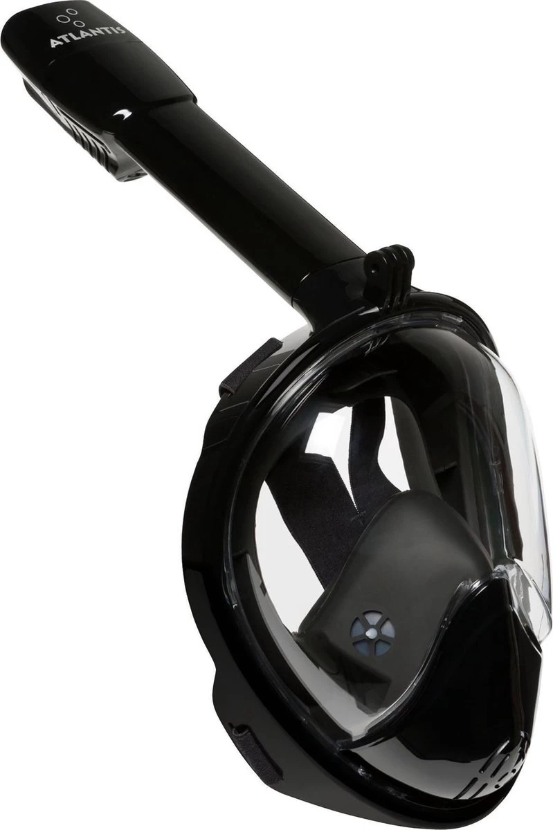 Atlantis Full Face Mask 2.0 - Snorkelmasker - Volwassenen - Zwart - S/M 3 Atlantis Full Face Mask 2.0 - Snorkelmasker - Volwassenen - Zwart - S/M